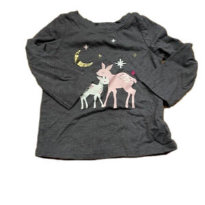 CAT & JACK 𝅺12 m girls long sleeve top good condition